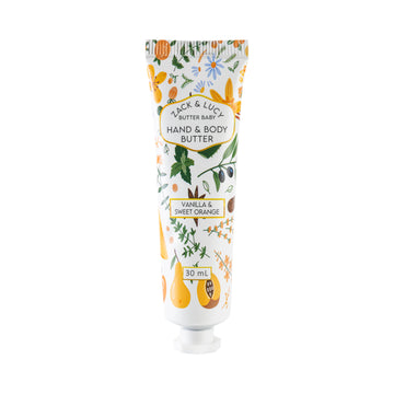 Vanilla and Sweet Orange • Hand and Body Butter Tube